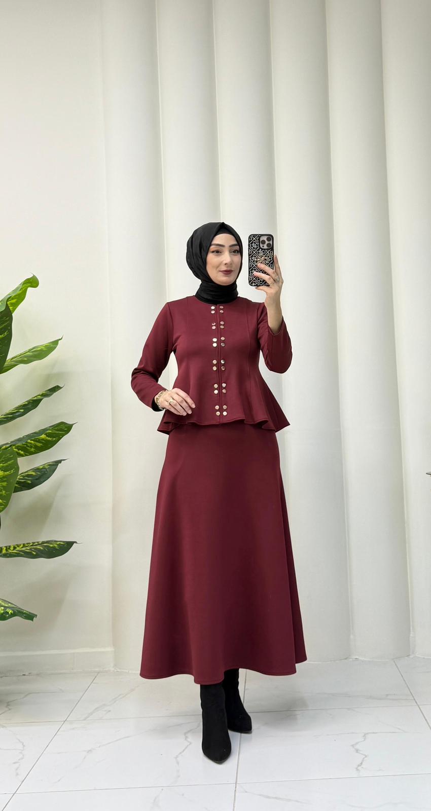 Fashion model posing outdoors